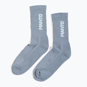 MANTO Logotype 23 socks 1 pair grey