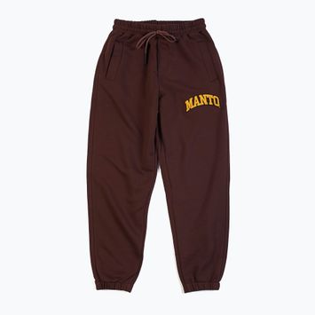MANTO men's trousers Varsity brown