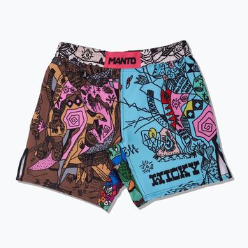 MANTO Wicky multicolor training shorts