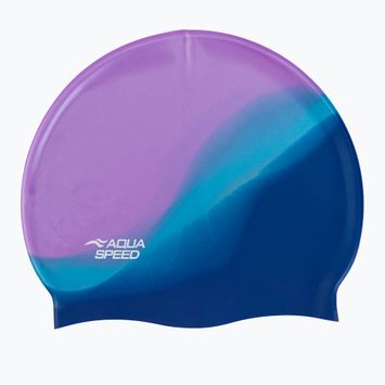 AQUA-SPEED swimming cap Bunt 40 blue 113