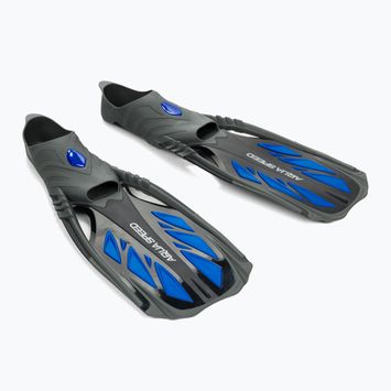 AQUA-SPEED Inox black-blue snorkel fins 553
