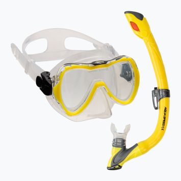 AQUA-SPEED children's diving set Enzo + Evo yellow 604