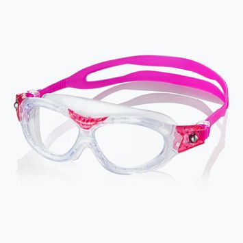 AQUA-SPEED Marin Kid transparent/pink children's swimming mask