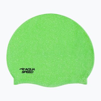 AQUA-SPEED Reco green swimming cap