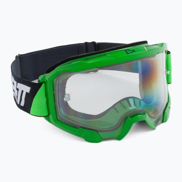 Leatt Velocity 4.5 neon lime / clear cycling goggles 8022010490