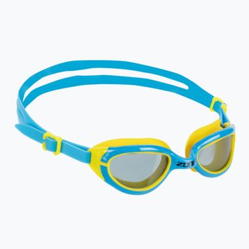 ZONE3 Aquahero blue/yellow/clear swimming goggles