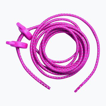 ZONE3 Elastic self-locking laces neon pink