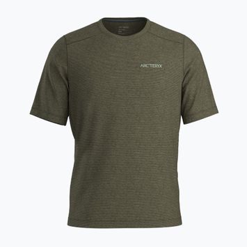 Men's Arc'teryx Cormac trekking shirt Arc'bird Logo tatsu heather / stone green