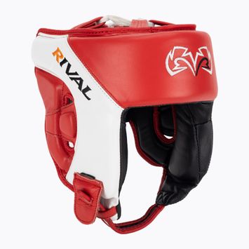 Rival Amateur competition boxing helmet headgear red/white