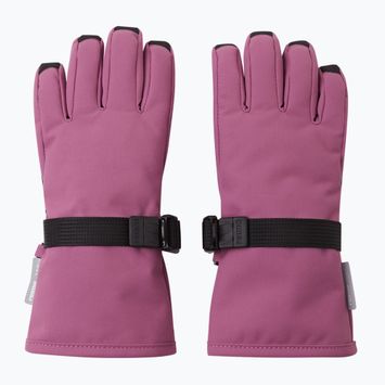 Reima Tartu red violet children's ski gloves