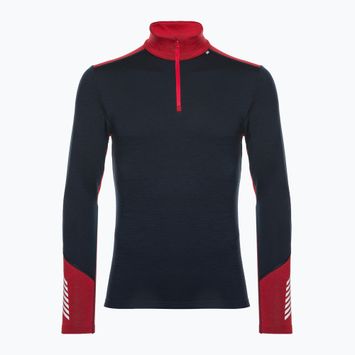 Men's thermal top Helly Hansen Lifa Merino Midweight 1/2 Zip navy