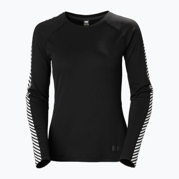 Women's thermal base layer Helly Hansen Lifa Active Stripe Crew black