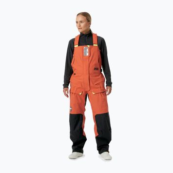 Helly Hansen Skagen Offshore Bib terracotta women's sailing trousers
