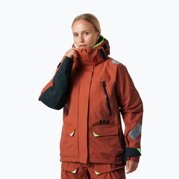 Helly Hansen Skagen Offshore women's sailing jacket terracotta