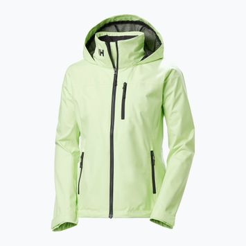 Women's sailing jacket Helly Hansen Crew Hooded 2.0 washed lime