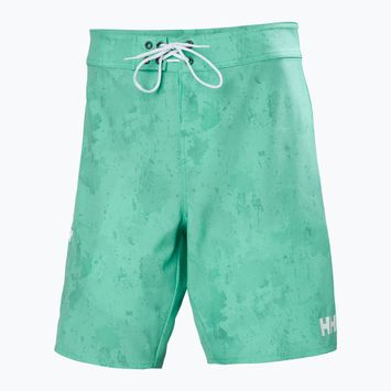 Men's Helly Hansen HP Board 9" 3.0 lagoon sea map camo aop swim shorts