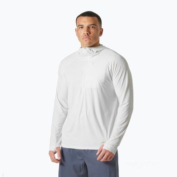 Men's trekking sweatshirt Helly Hansen Shine Solen 1/2 Zip Hoodie white
