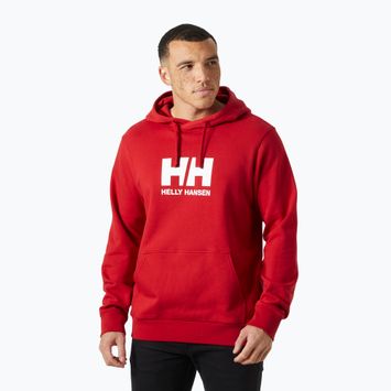 Men's sweatshirt Helly Hansen HH Logo Hoodie red