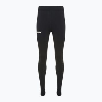 Swix Focus Warm women's thermal pants black and white 22456-10041