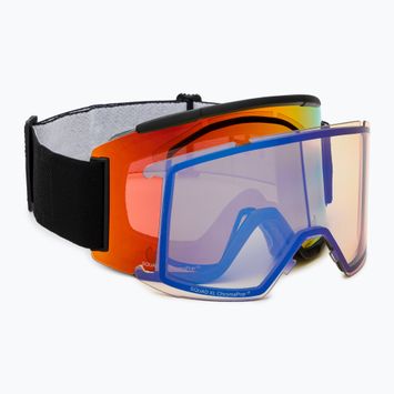 Smith Squad XL black/chromapop everyday red mirror ski goggles M00675