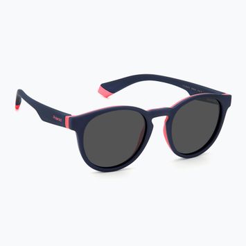 Polaroid PLD 8048/S blue pink/grey polarised children's sunglasses