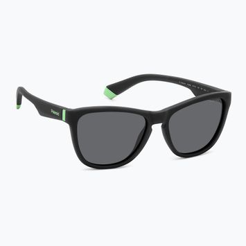 Polaroid PLD 8056/S matte black/grey polarised children's sunglasses