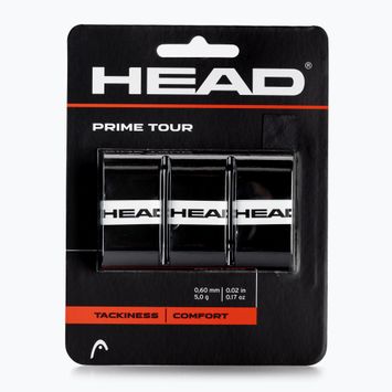 HEAD Prime Tour tennis racket wraps 3 pcs black 285621