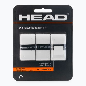 HEAD Xtremesoft Grip Tennis Racket Overwrap 3 pcs white 285104