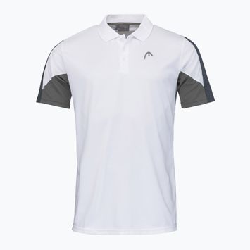 HEAD men's tennis polo shirt Club 22 Tech Polo white/navy