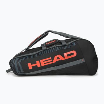 HEAD tennis bag Base M black-orange 261313