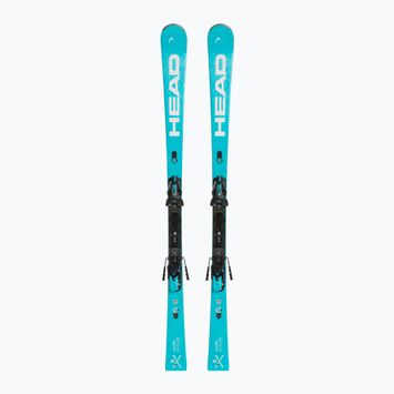 HEAD WC Rebels e-SL Pro RP WCR 14 + Freeflex 14 blue/white downhill skis