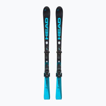 Children's Downhill Skis HEAD WC e.Race Team SW JRS + Bindings Jrs 7.5 GW CA black/blue