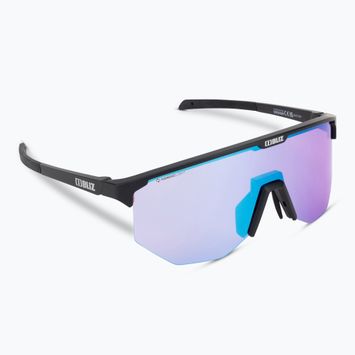 Bliz Hero Nano Optics Nordic Light S2 cycling glasses matt black/light begonia/violet blue multi