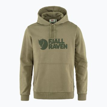 Men's trekking sweatshirt Fjällräven Logo Hoodie green F84144