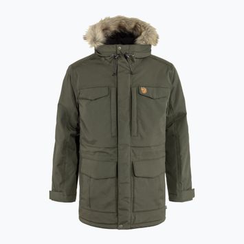 Men's winter jacket Fjällräven Nuuk Parka deep forest