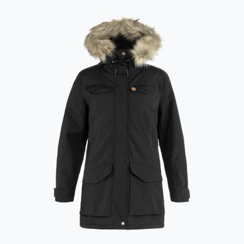 Women's down jacket Fjällräven Nuuk Parka black