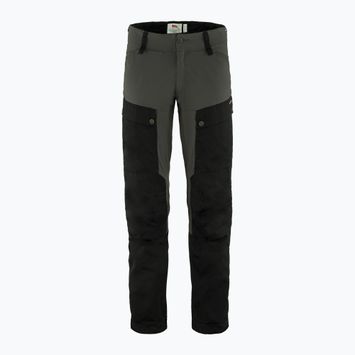 Men's trekking trousers Fjällräven Keb black/stone grey