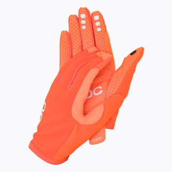 Cycling gloves POC AVIP Long zink orange