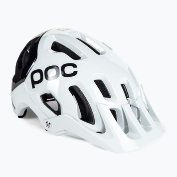 Bicycle helmet POC Tectal Race SPIN hydrogen white/uranium black
