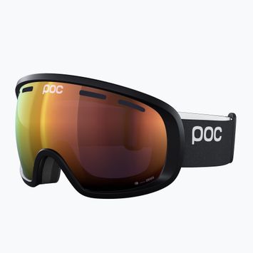 Ski goggles POC Fovea uranium black/partly sunny orange