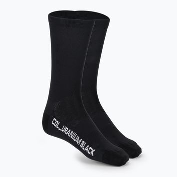 Cycling socks POC Vivify Long uranium black