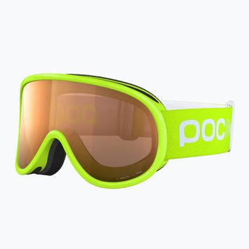 Children's ski goggles POC POCito Retina fluorescent yellow/green