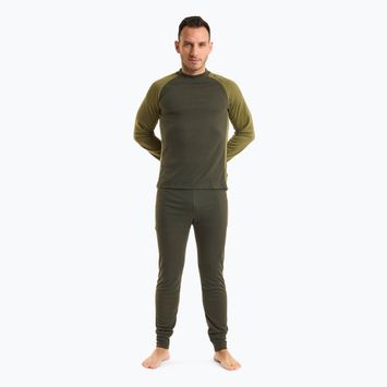 Men's thermal underwear set Pinewood Finnveden Base Layer d.green/leaf
