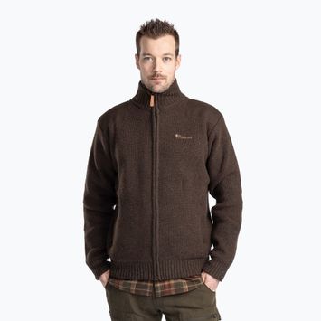 Pinewood men's jumper Hurricane d.brown mel