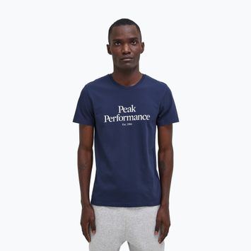 Men's Peak Performance Original Tee navy blue trekking t-shirt G77692020