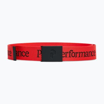 Peak Performance Rider brilliant red/black trouser belt