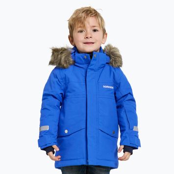 Didriksons Bjärven Parka caribbean blue children's winter jacket