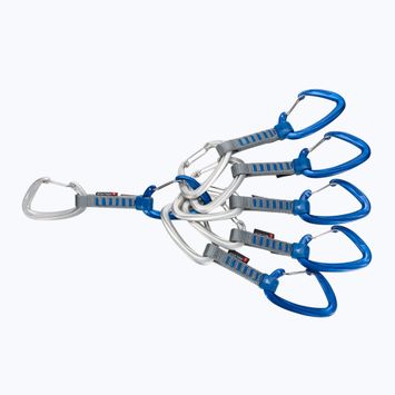 Mammut Crag Wire 10cm 6pcs 10cm silver-blue express set