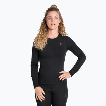 Women's thermal Longsleeve ODLO Active Warm Bl Top Crew Neck black