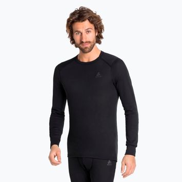 Men's thermal Longsleeve ODLO Active Warm Bl Top Crew Neck black